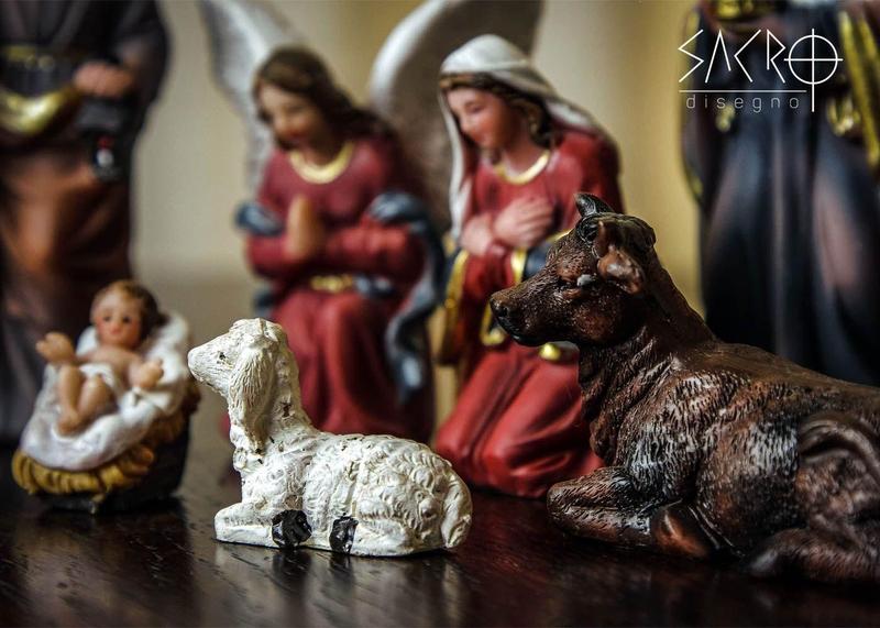 Presépio de Natal Completo 11 Peças 12,5 Cm Resina Importado